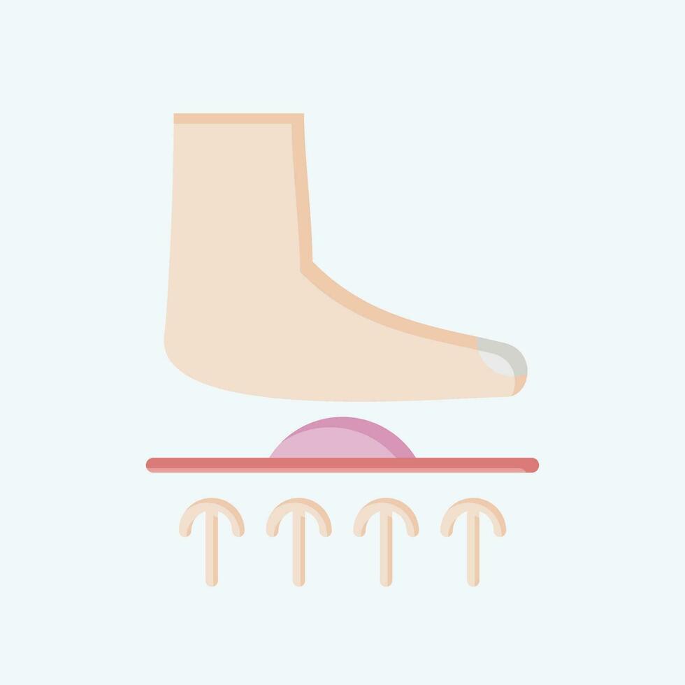 Icon Orthotics. related to Orthopedic symbol. flat style. simple design editable. simple illustration vector