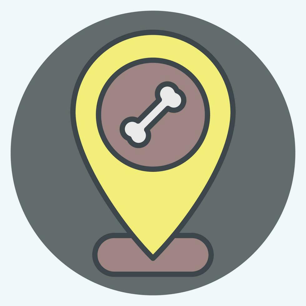 Icon Placeholder. related to Orthopedic symbol. color mate style. simple design editable. simple illustration vector