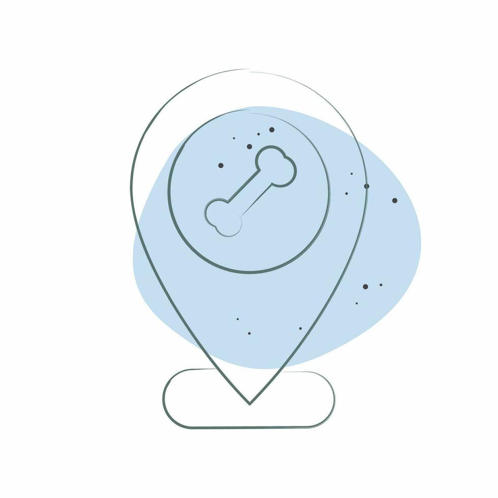 Icon Placeholder. related to Orthopedic symbol. Color Spot Style. simple design editable. simple illustration vector