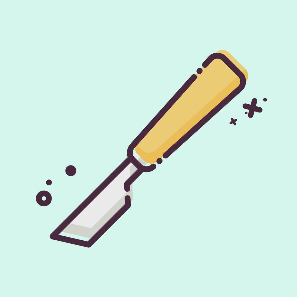Icon Scalpel. related to Orthopedic symbol. MBE style. simple design editable. simple illustration vector