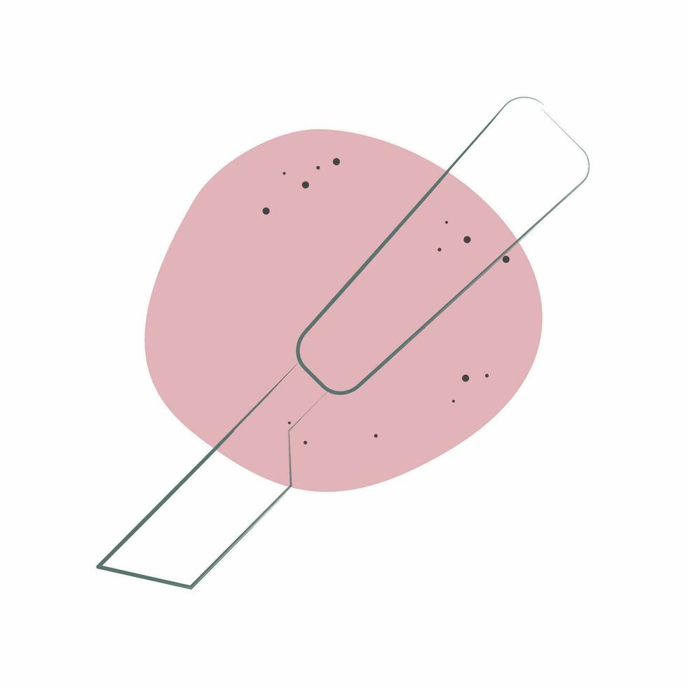 Icon Scalpel. related to Orthopedic symbol. Color Spot Style. simple design editable. simple illustration vector