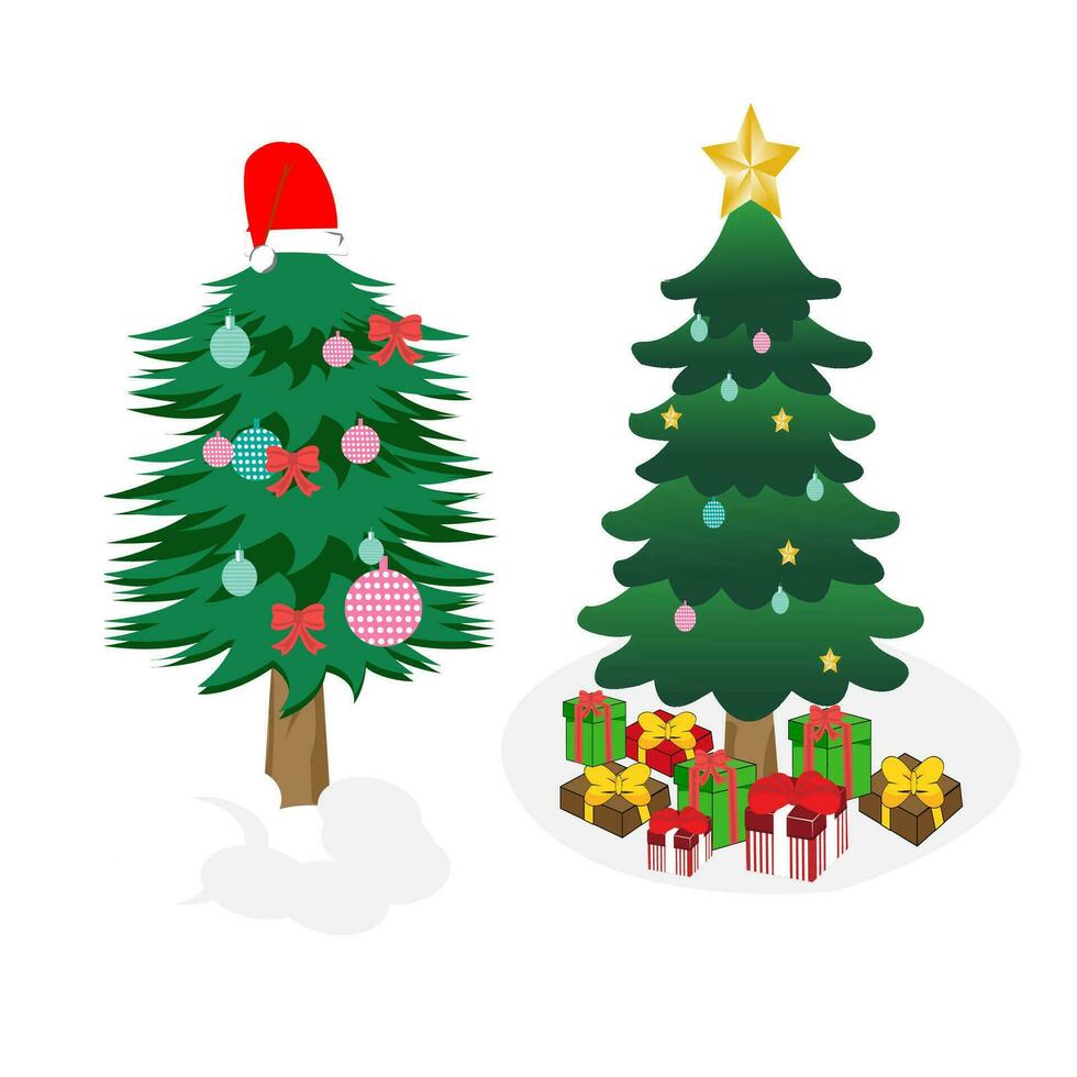 Christmas Tree Clipart vector