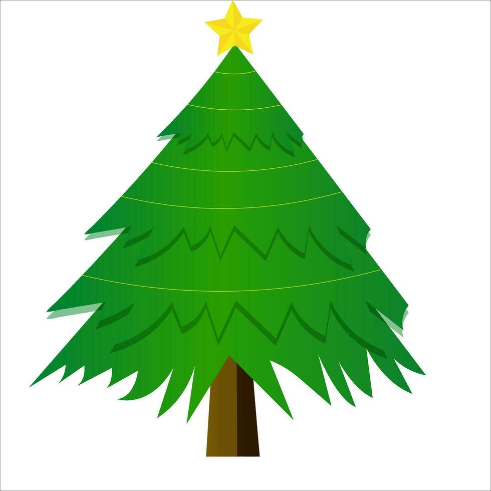 Imágenes Prediseñadas de árbol de Navidad vector