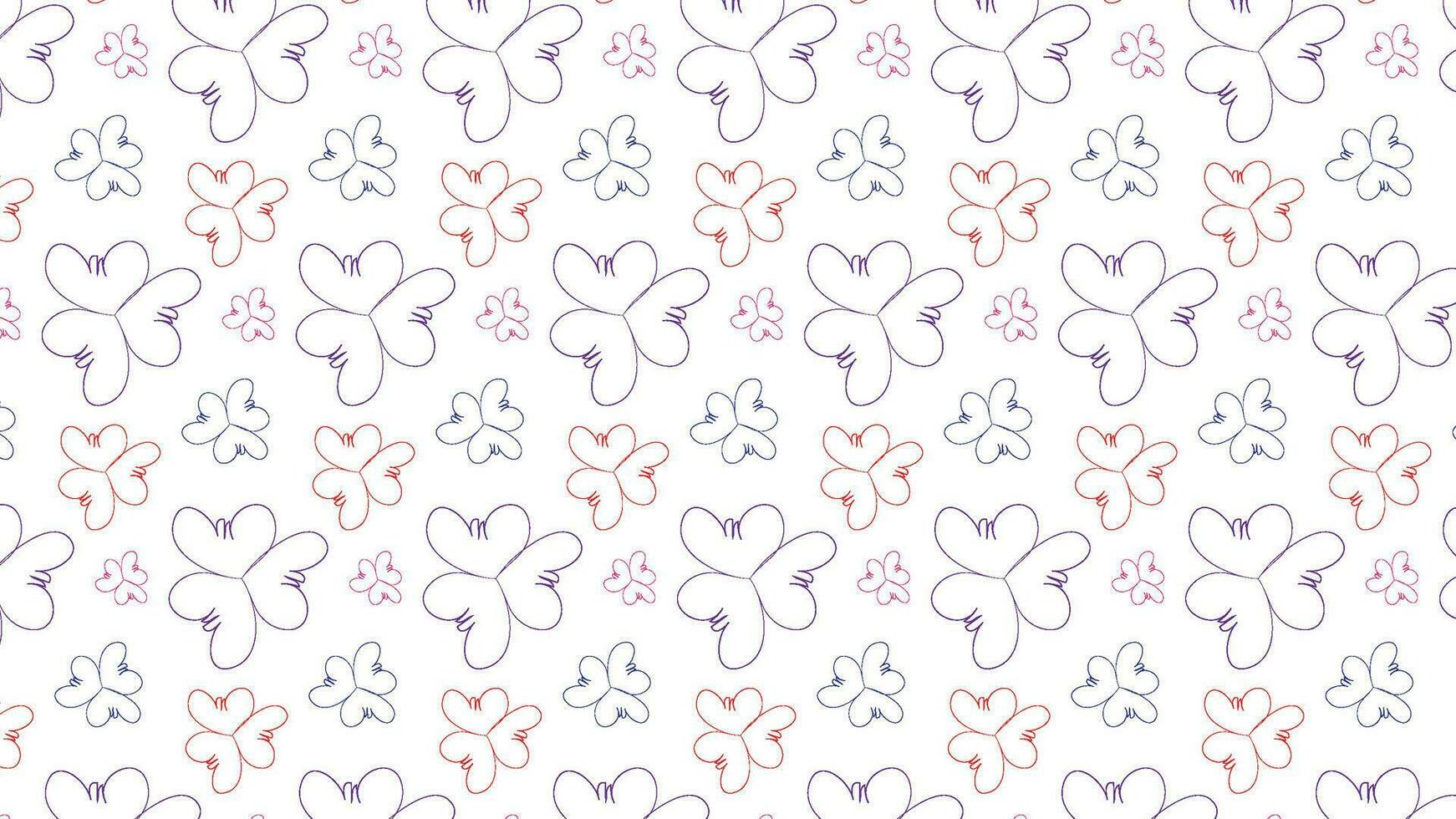 Modern floral pattern design vector template.