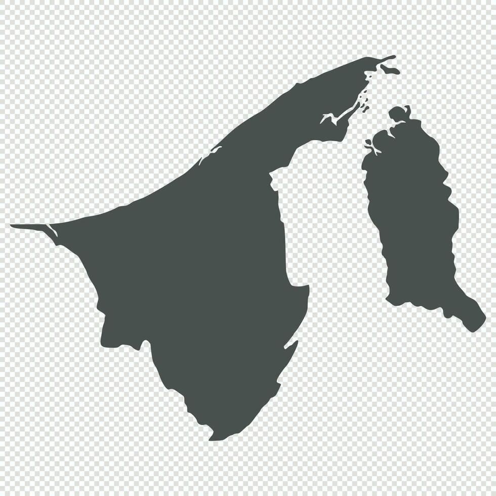 High detailed isolated map vector