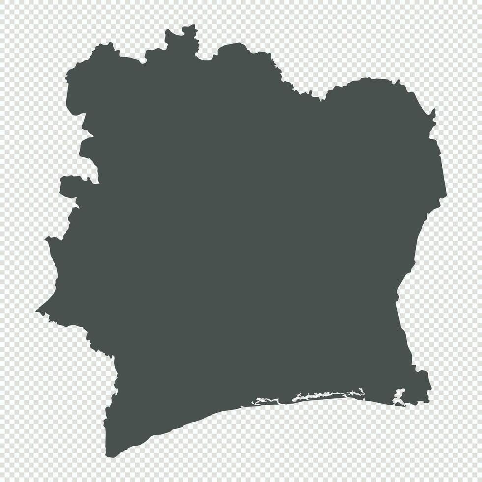 High detailed isolated map vector