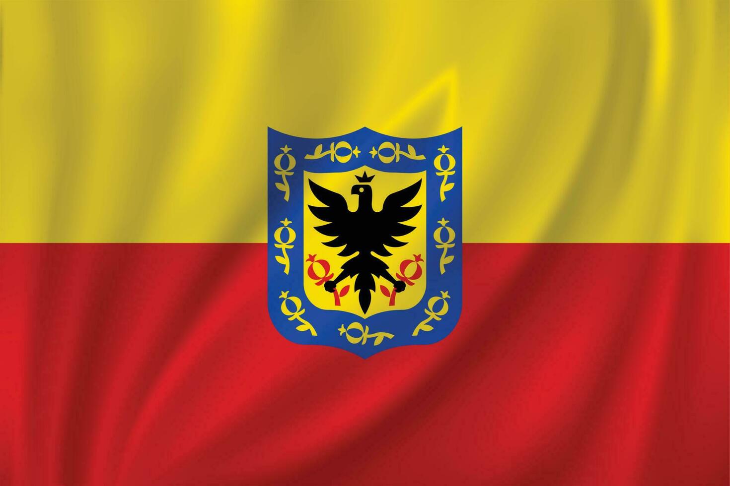 Flag waving in the wind vector