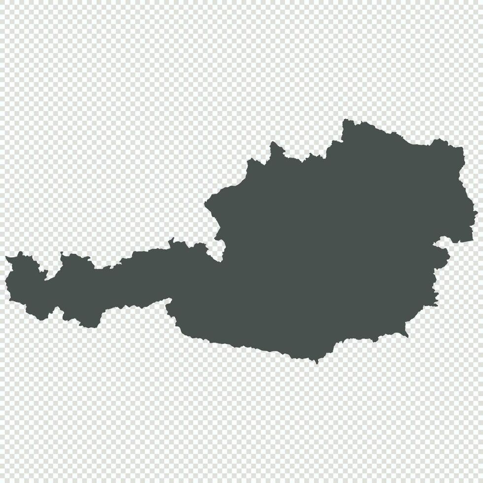 High detailed isolated map vector
