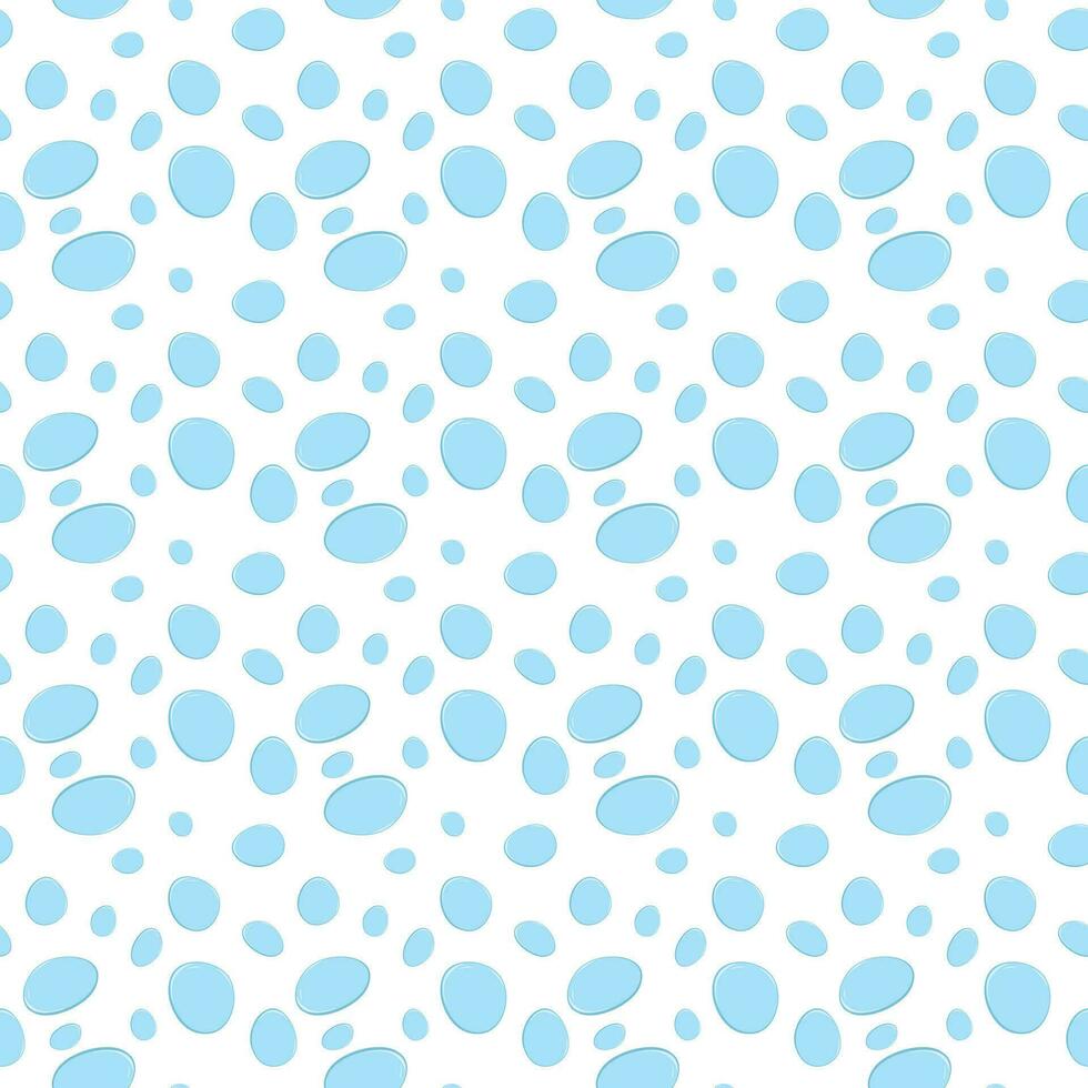 Cosmetic moisturizing liquid drops seamless pattern background. Toner or lotion. Hyaluronic serum. Vector illustration of waterdrops pattern