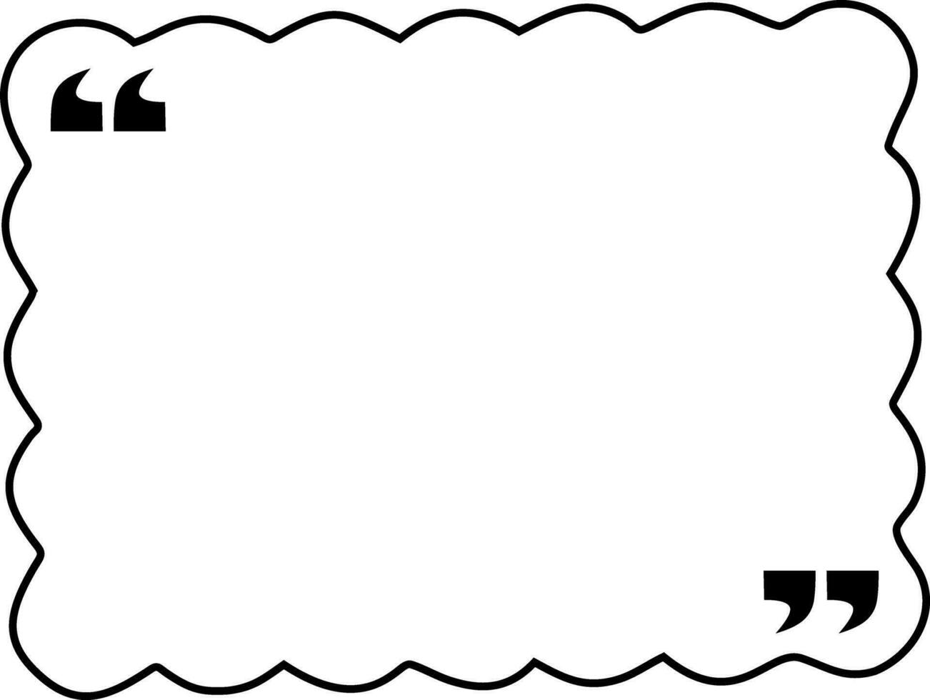 Quote Box Text Box Frame 25407314 Vector Art at Vecteezy