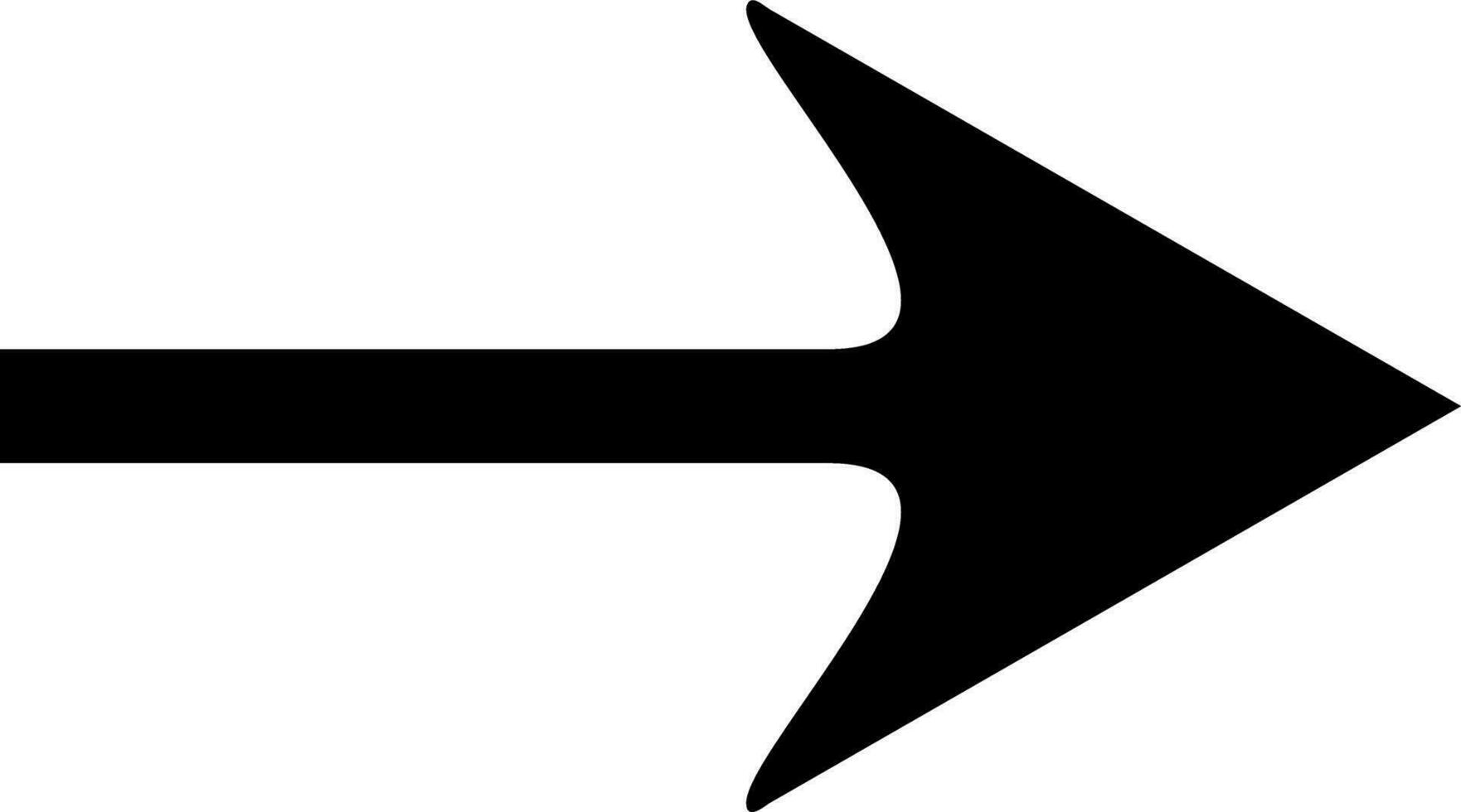 Arrow Icon Right Sign Cursor Pointer Symbol Button vector