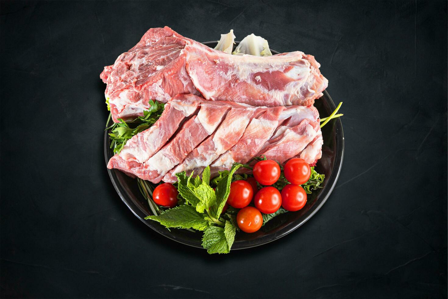 pork with ribs photo