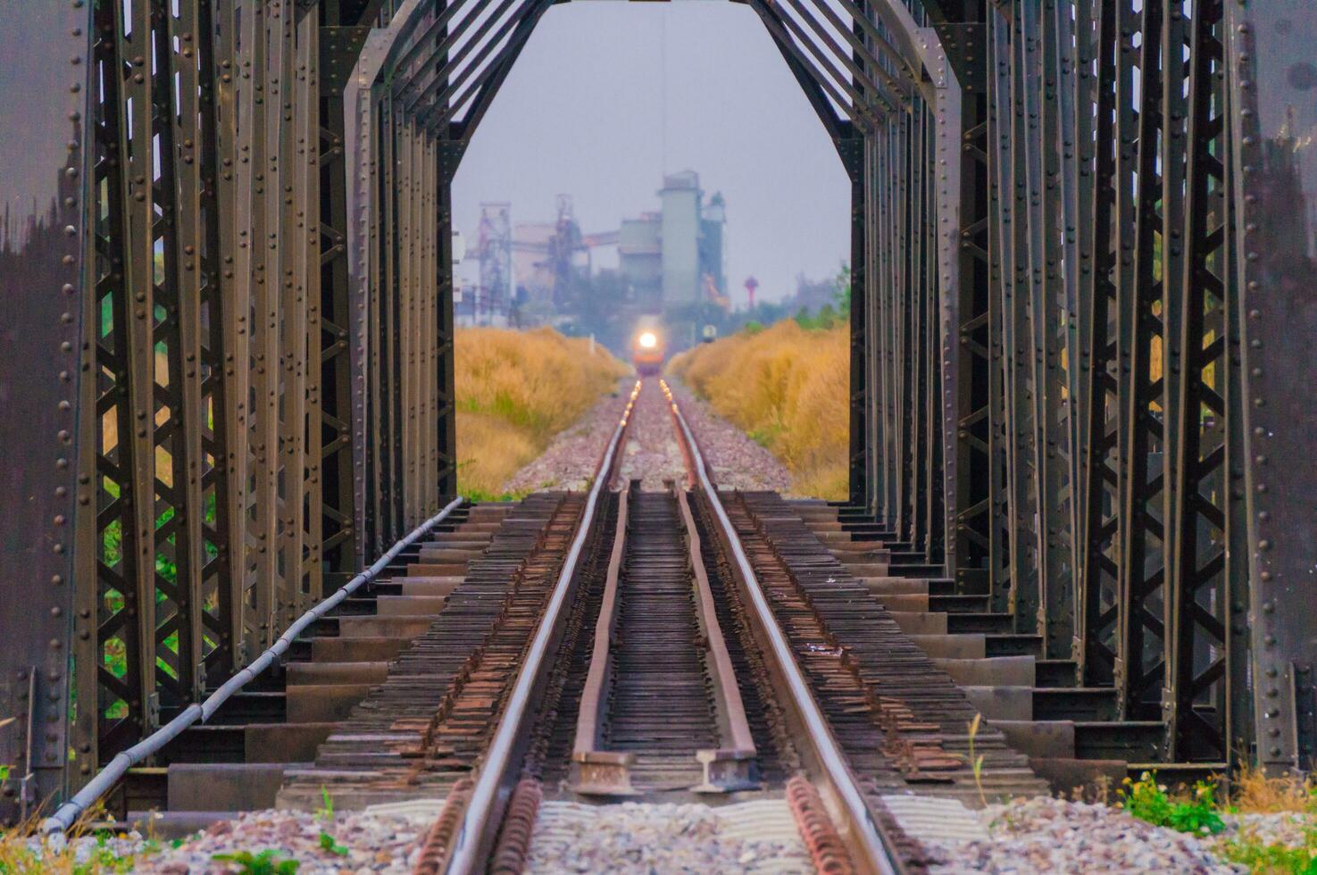 diesel train runs photo