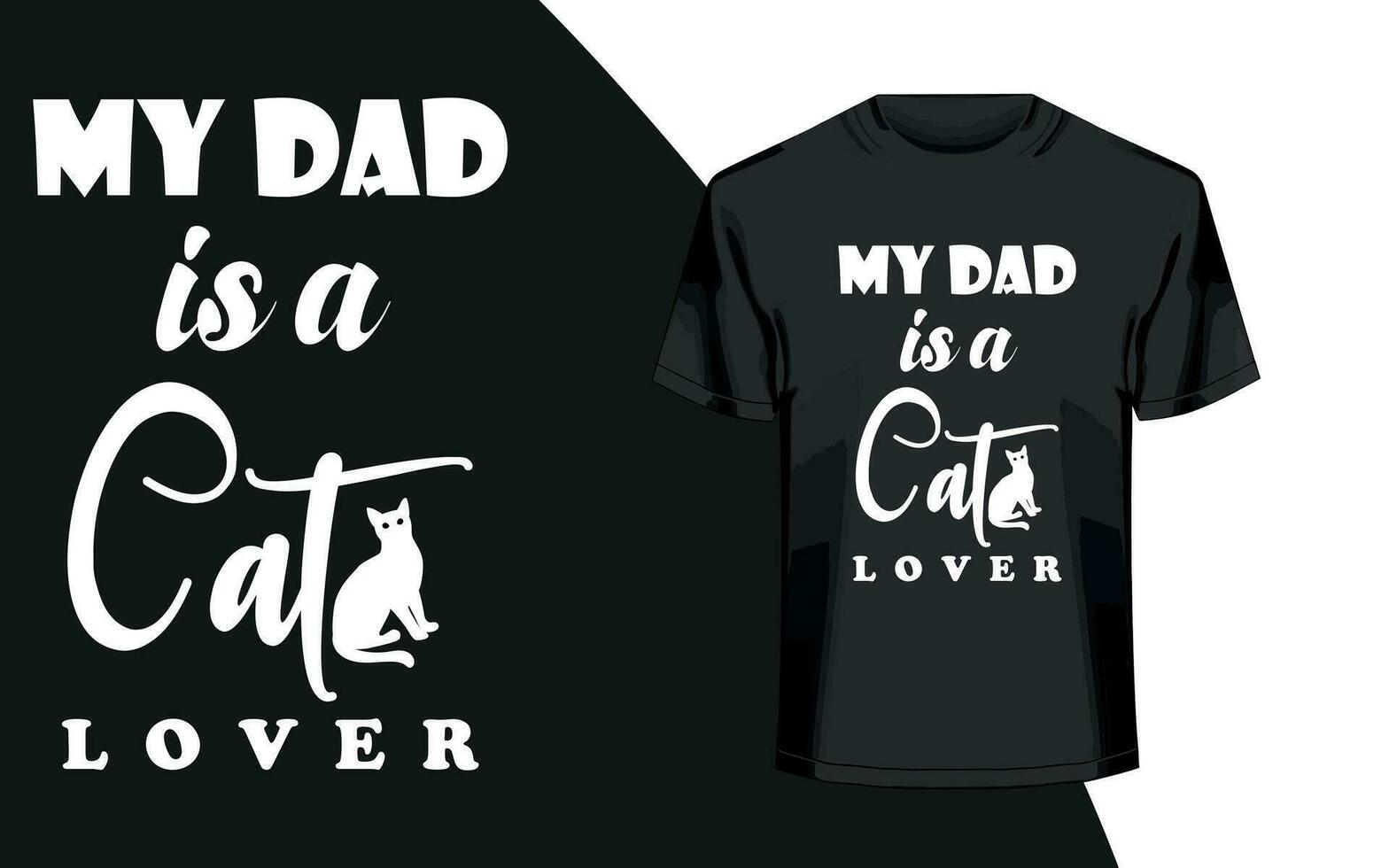 Cat mom typography t-shirt design. vector