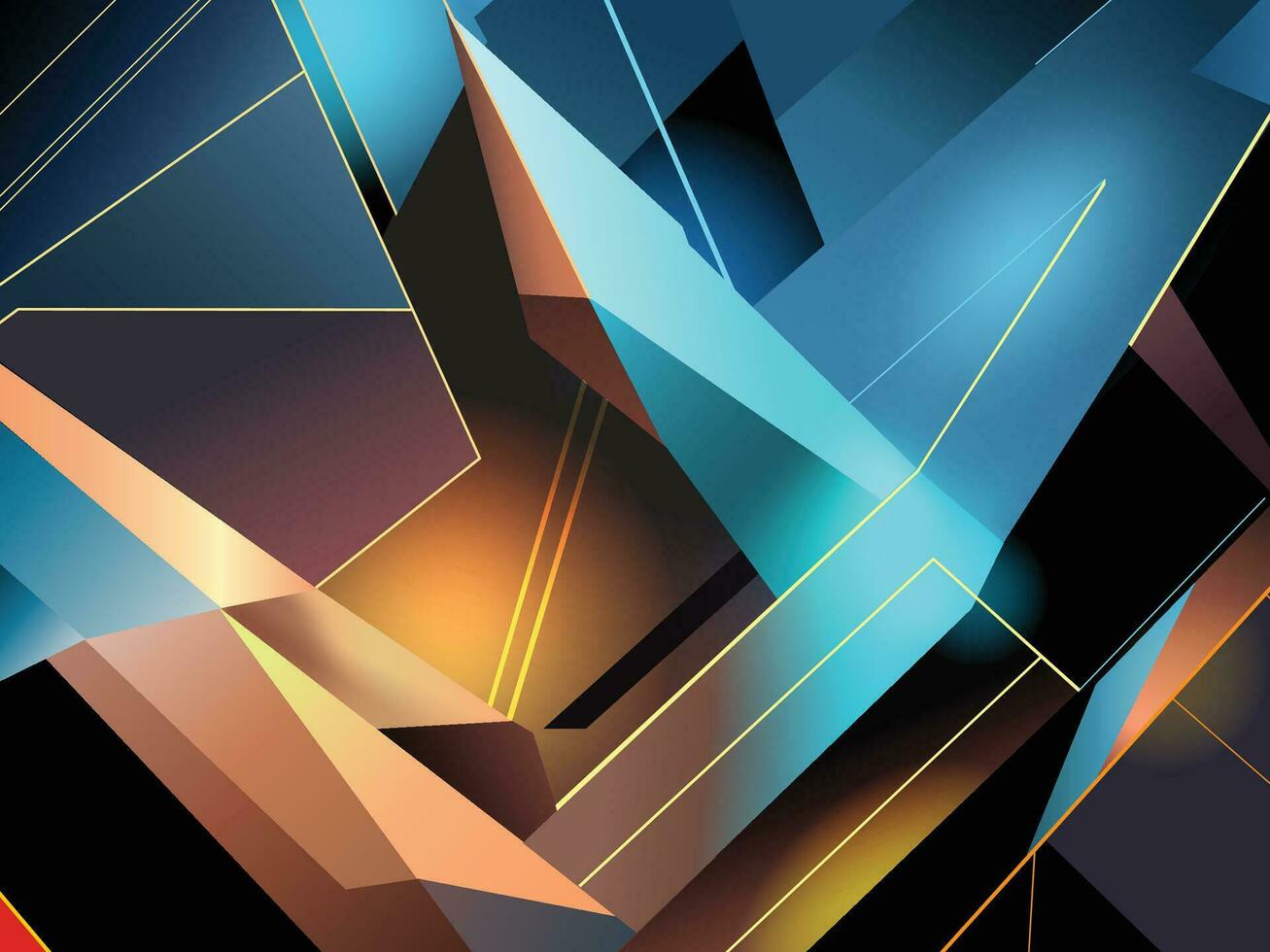 Abstract geometric hi-Tech digital futuristic concept  background vector