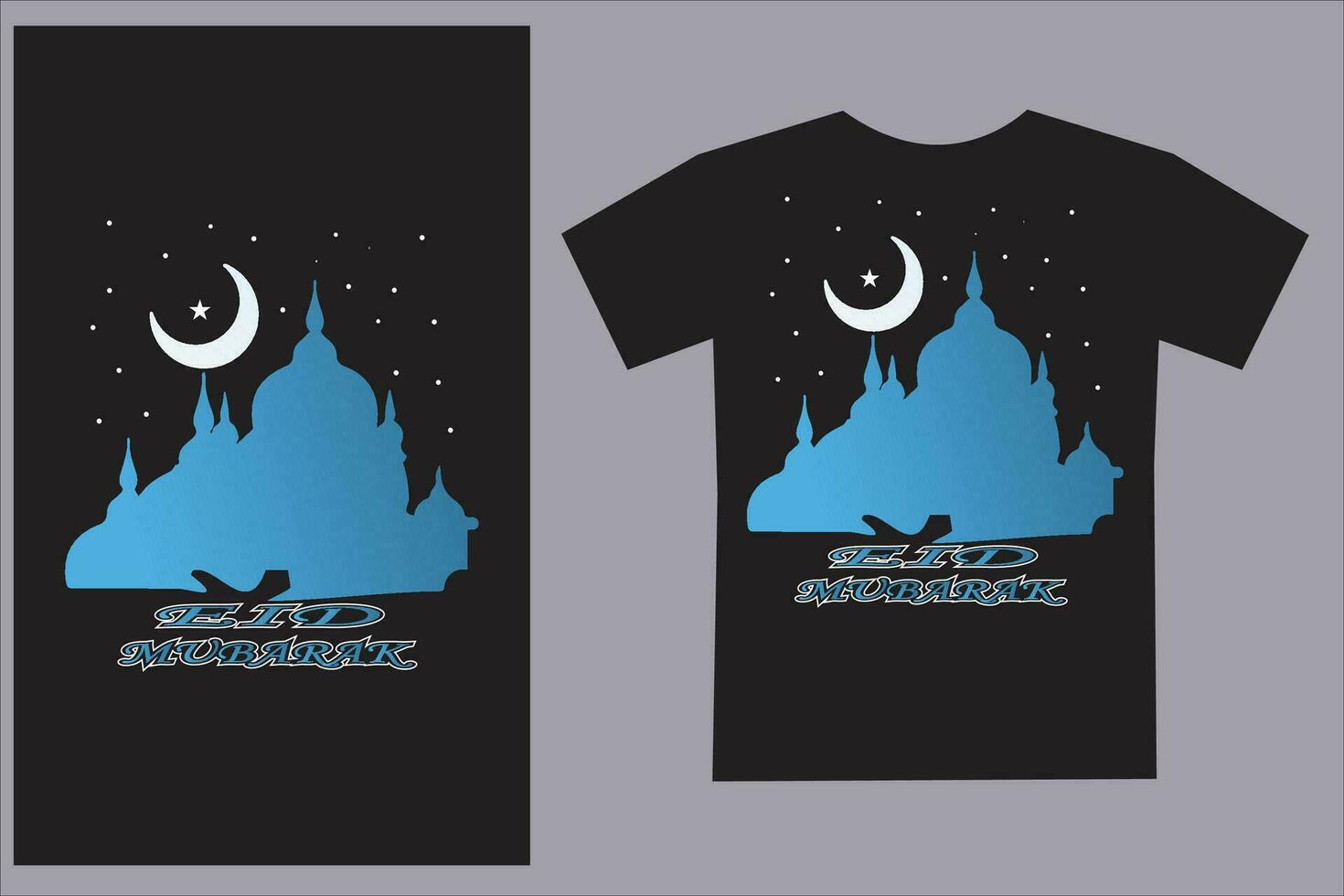 Eid T shirt design by vector file.