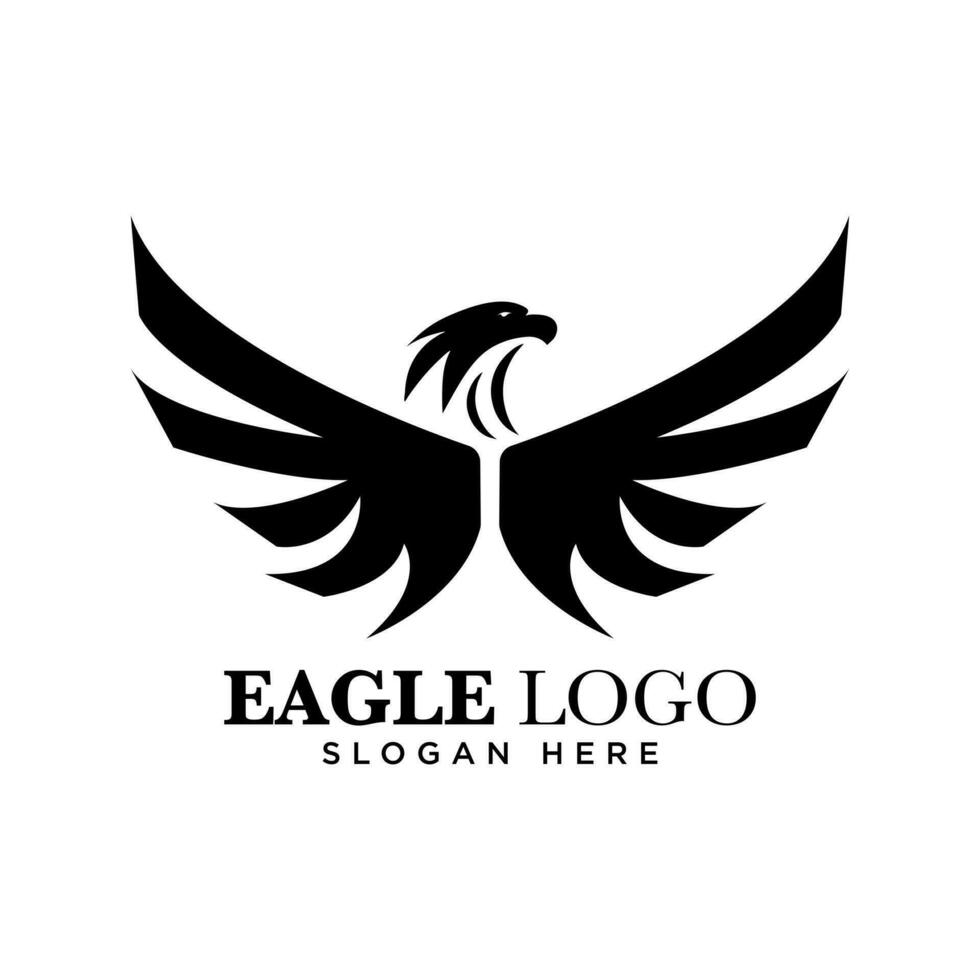 águila logo diseño vector, vector ilustración, empresa logo