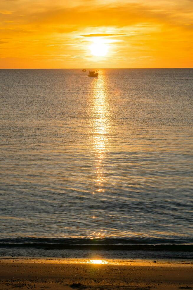 beach sea during summer season photo