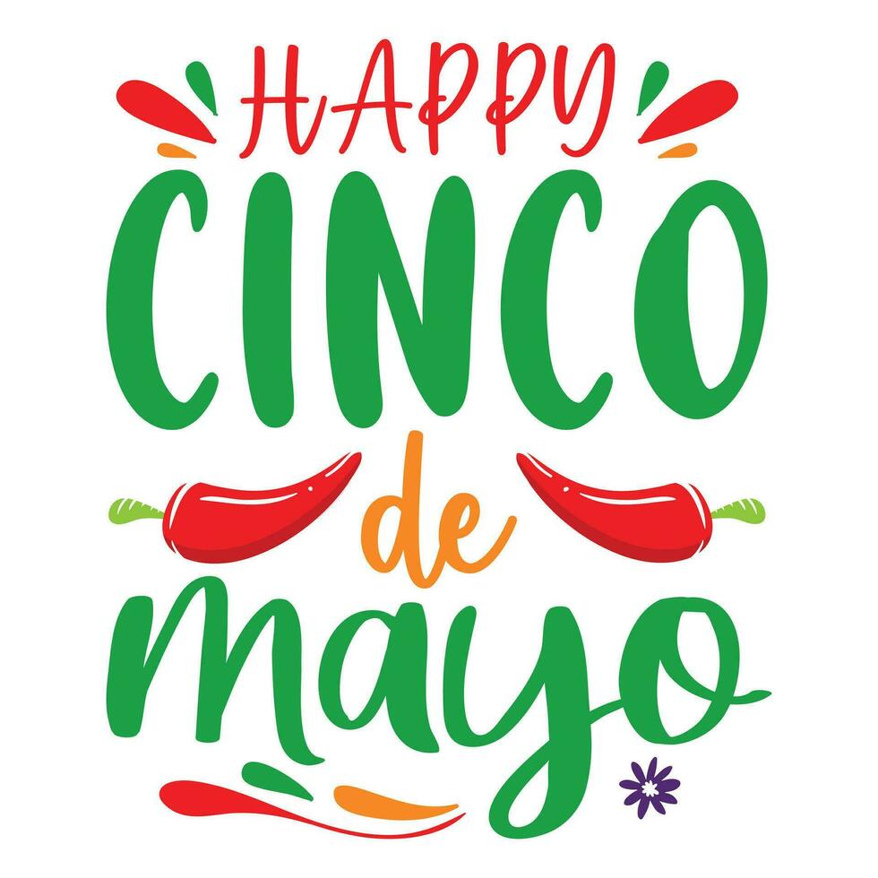 Happy Cinco de mayo vector