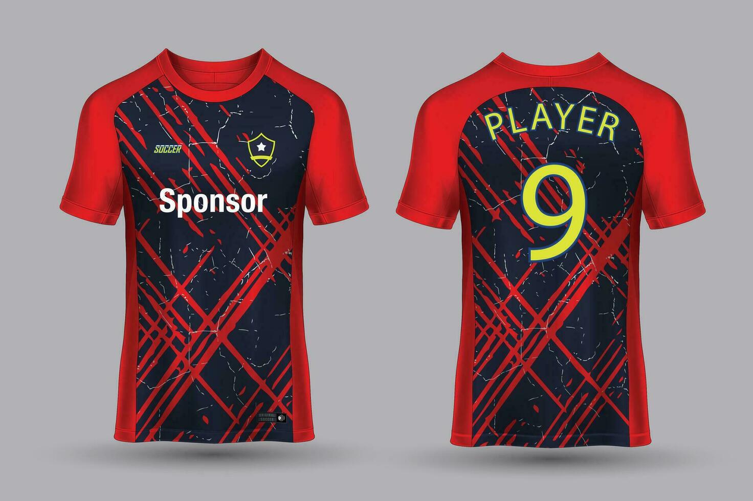 vector soccer jersey template sport t shirt design