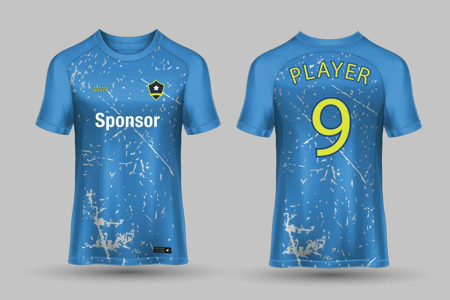 vector fútbol jersey modelo deporte t camisa diseño