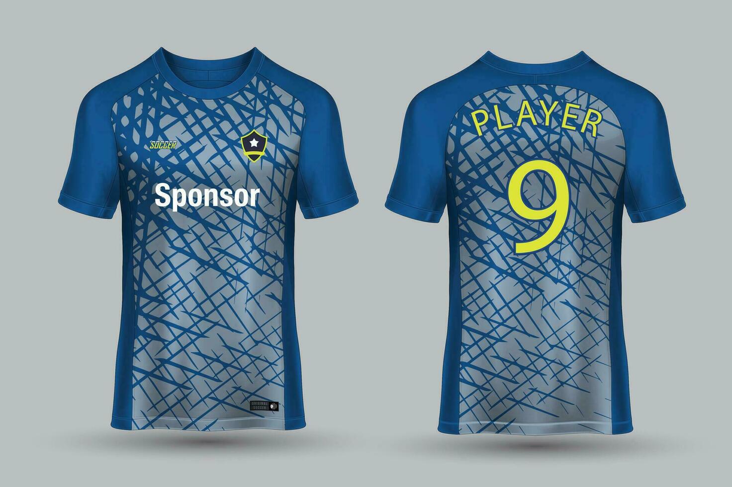 Deportes camisa diseño Listo a impresión fútbol americano camisa para sublimación vector