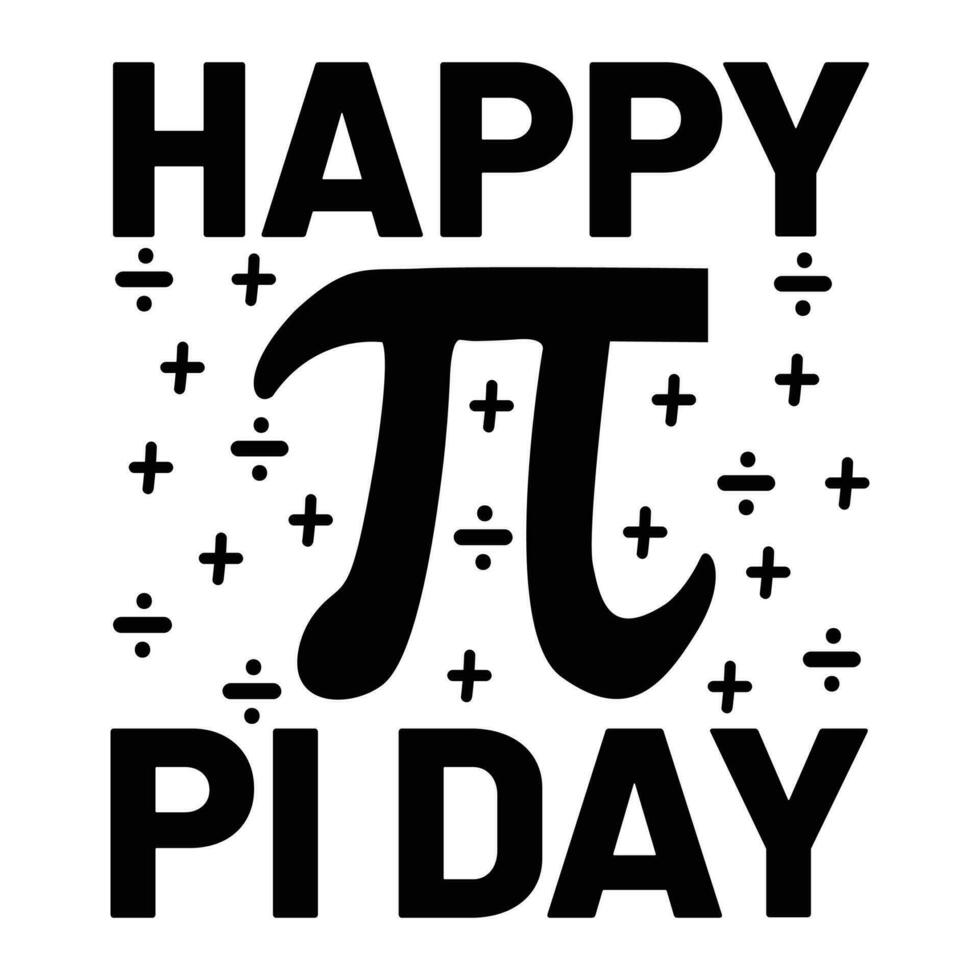happy Pi day 25408786 Vector Art at Vecteezy