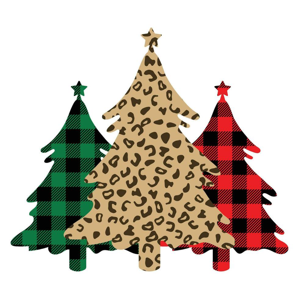 Merry Christmas tree vector