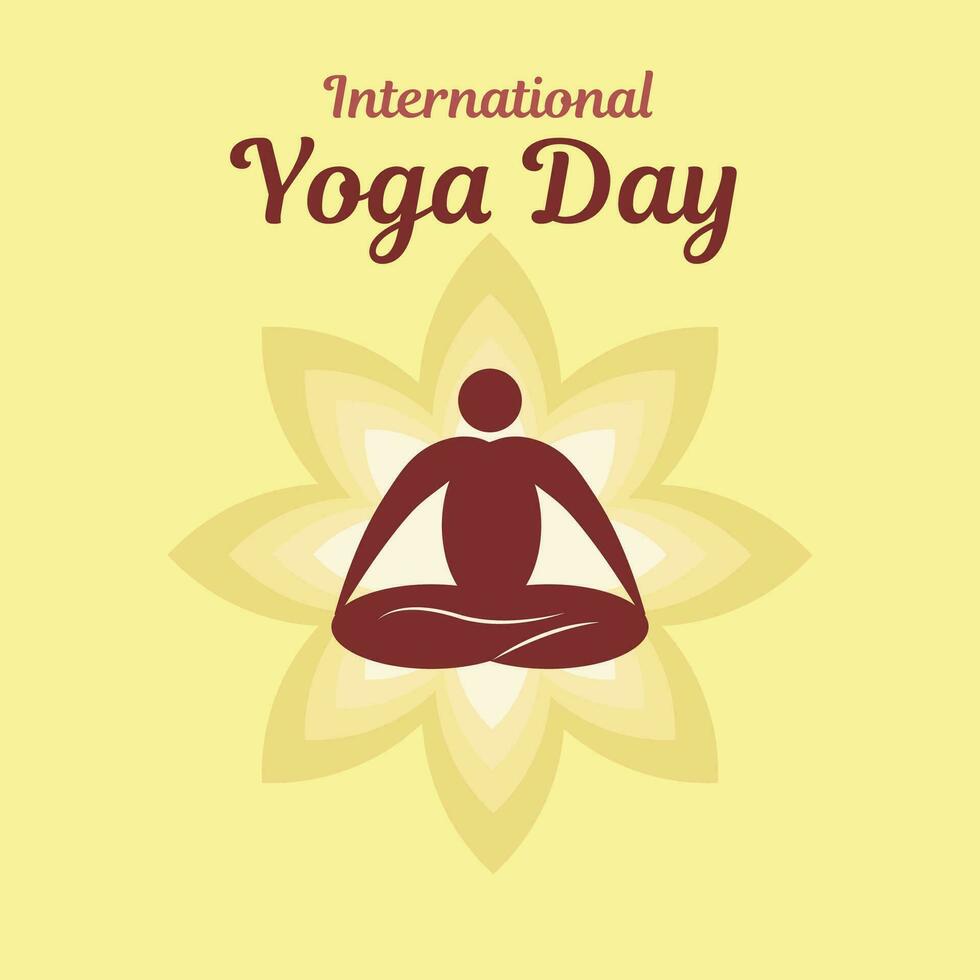 YOGA DAY Vector Free Download