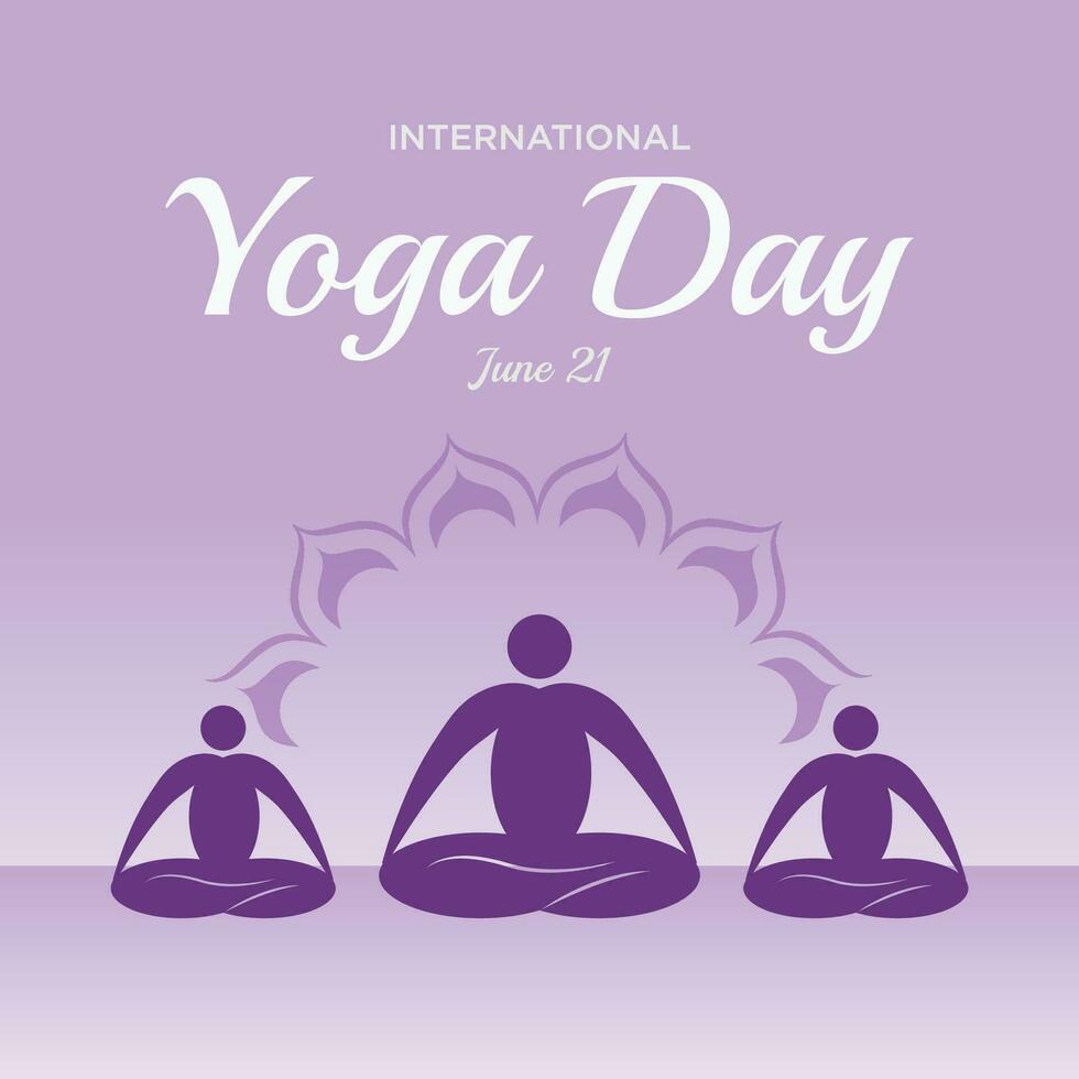 vector de internacional yoga día antecedentes gratis descargar