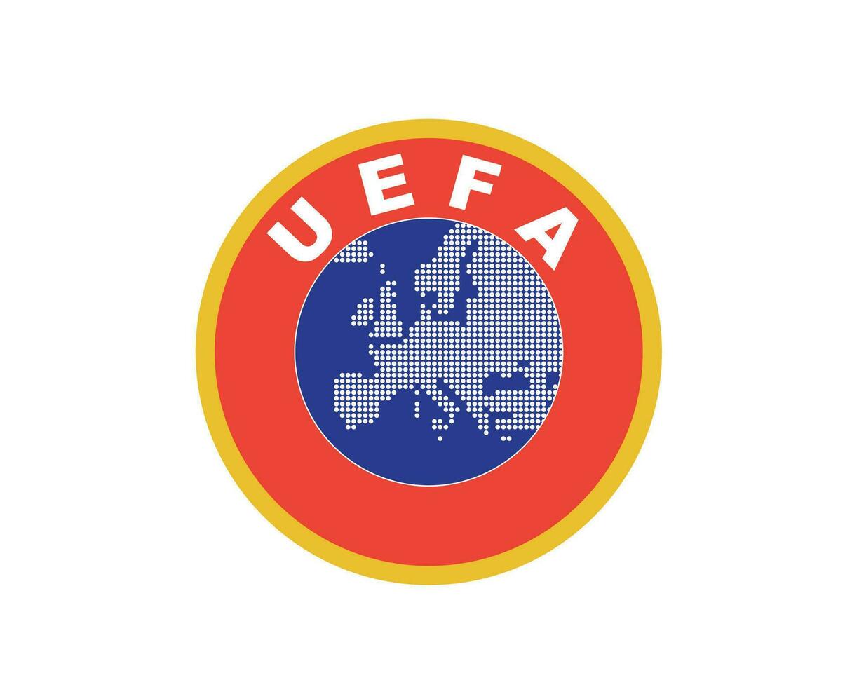 uefa Europa logo símbolo resumen diseño vector ilustración