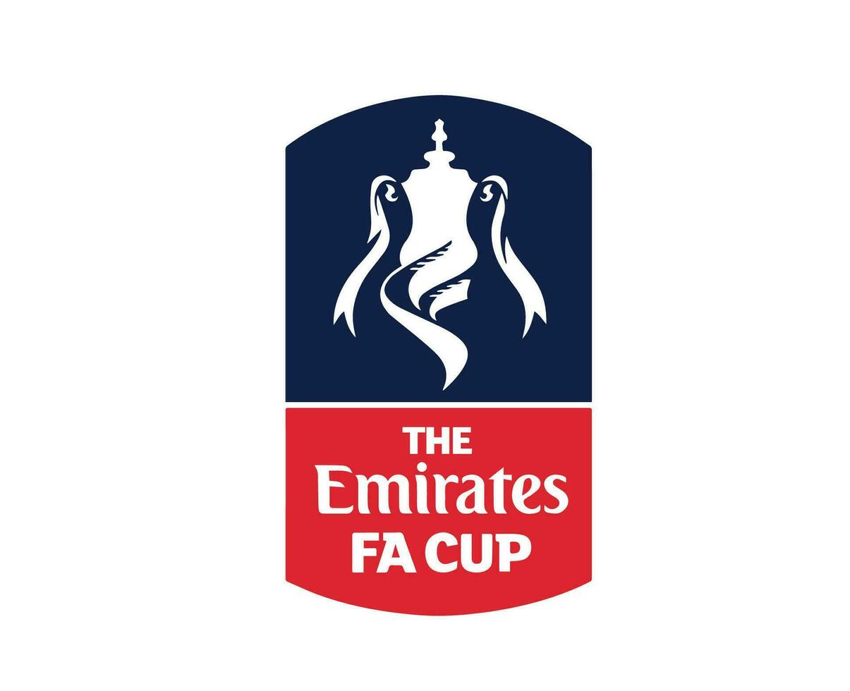 The Emirates Fa Cup Symbol Logo Abstract Design Vector Illustration