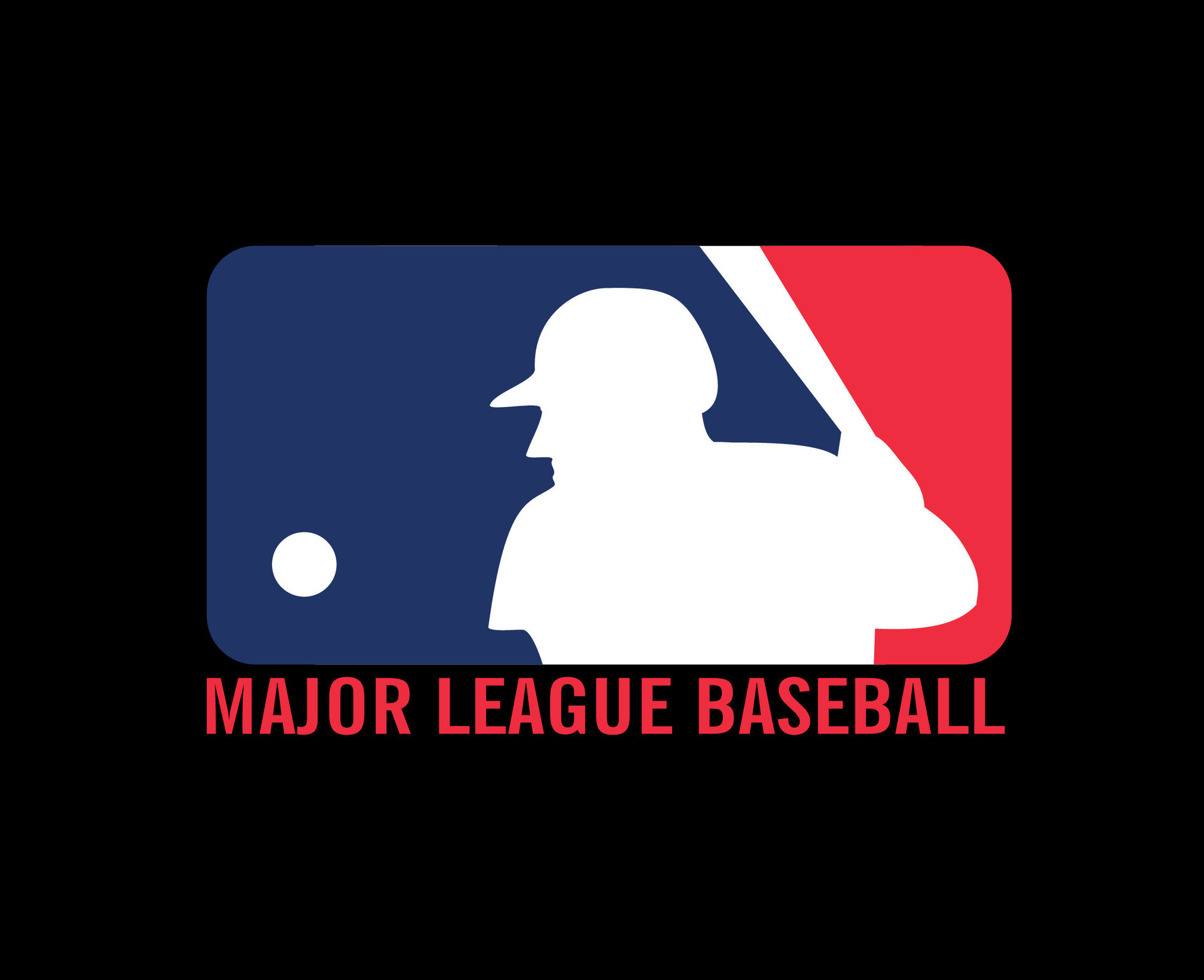 Major League Baseball Logo Symbol Abstract Design Vector Illustration