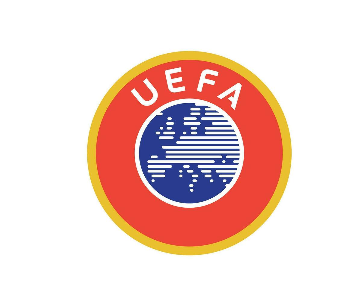 uefa logo símbolo resumen diseño vector ilustración