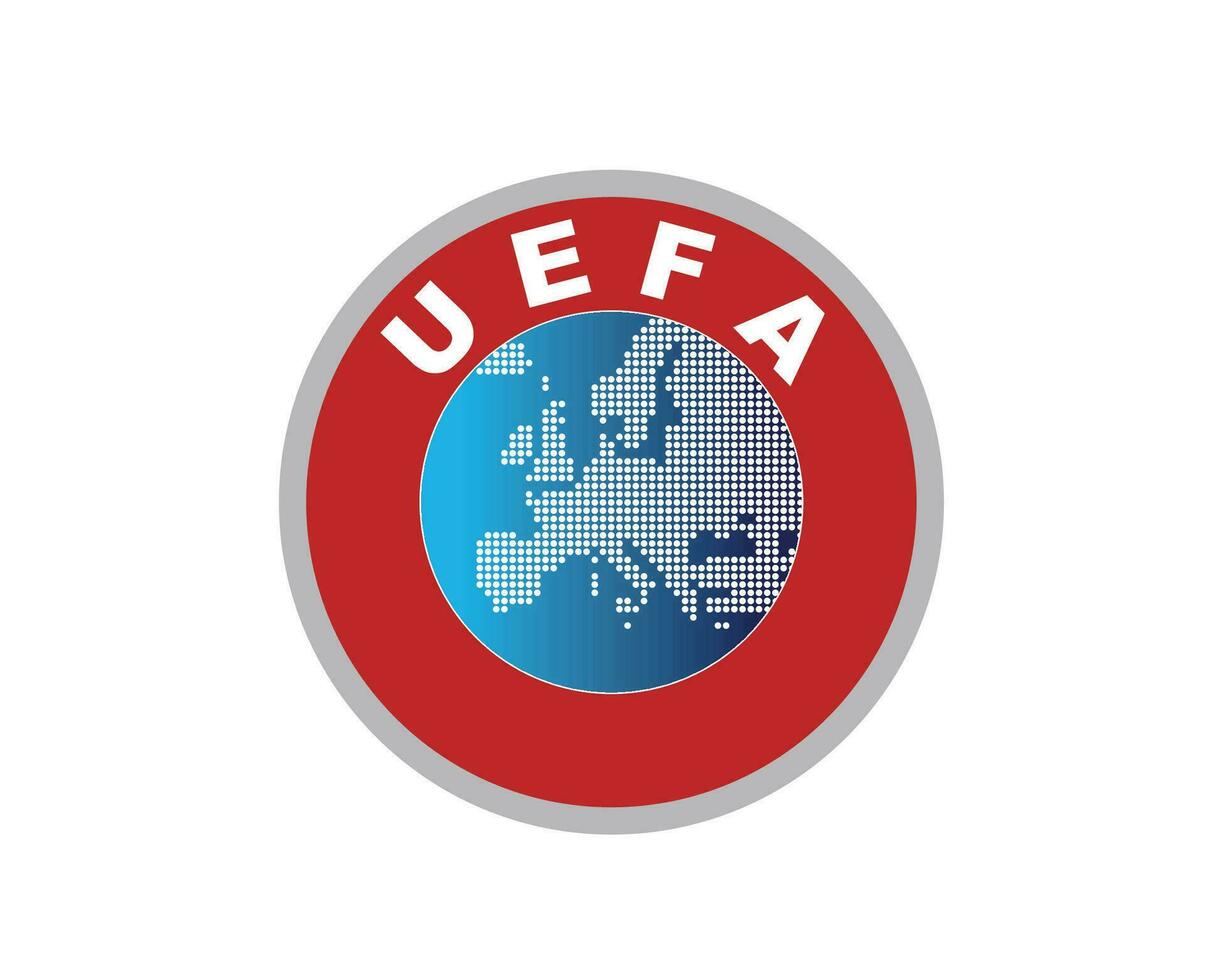 uefa símbolo logo resumen diseño vector ilustración