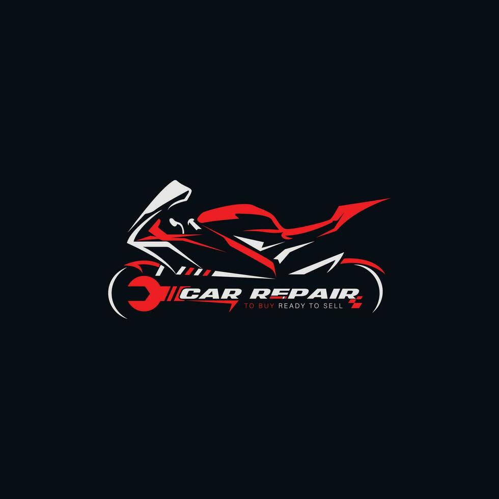 Automotive Car service logo design vector illustration and auto car service logo automobile engineering logo stock illustration.