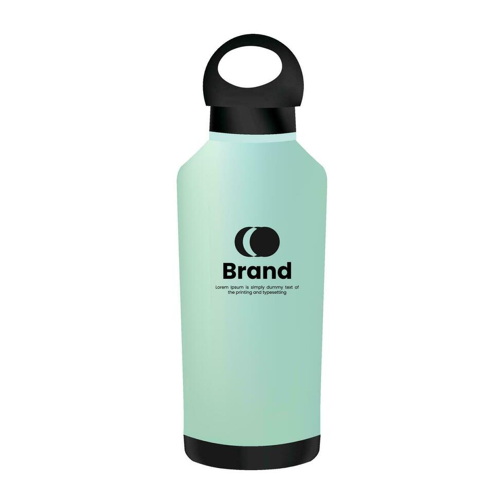 water plastic bottle Cartoon vector illustration isolated object