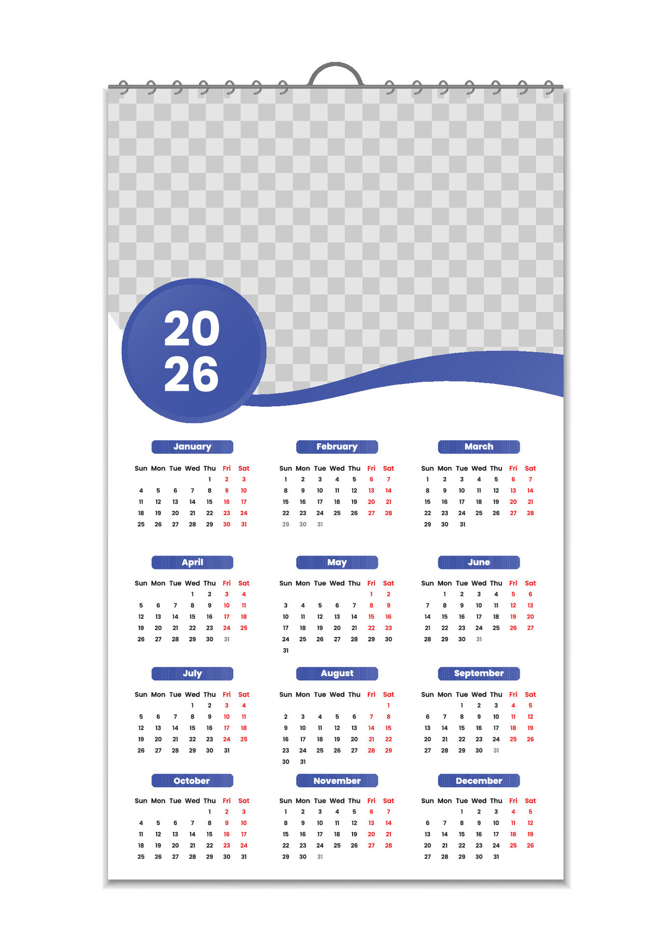 Wall Calendar 2026 Wall calendar design template for 2026 minimalist Wall Calendar 2026 Wall calendar design template for 2026 minimalist