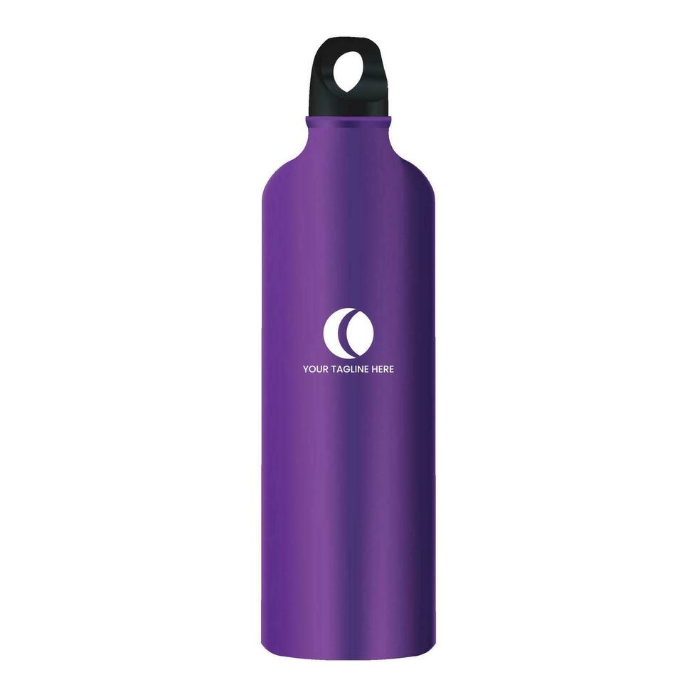 water plastic bottle Cartoon vector illustration isolated object