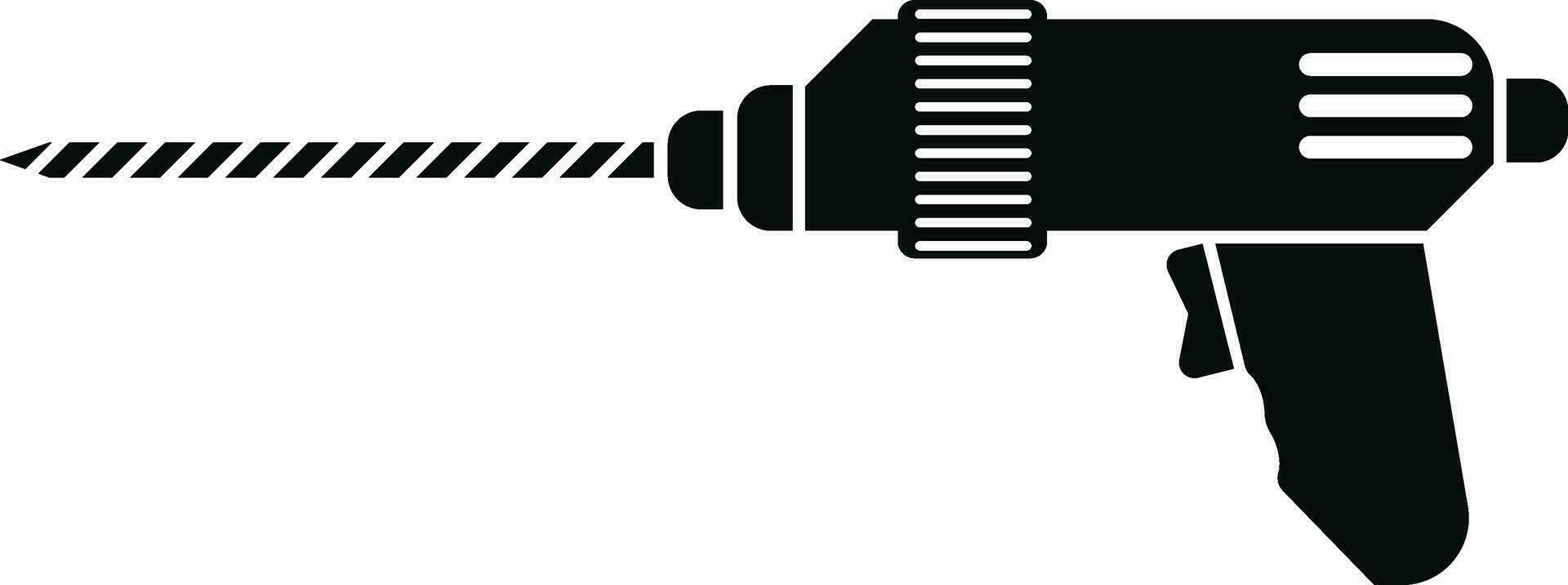 Hand Power Drill Icon Illustration vector