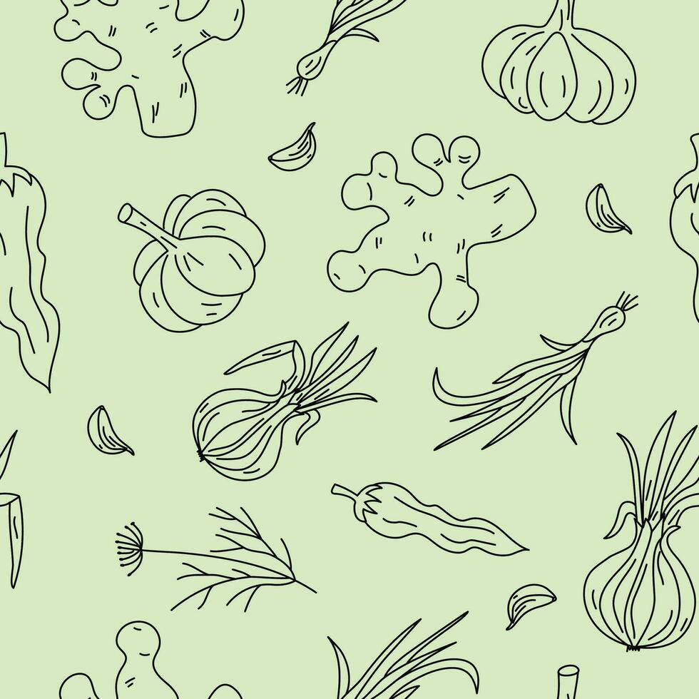 vector modelo vegetales. alimento, sano comiendo. garabatear, dibujos, gráficos.