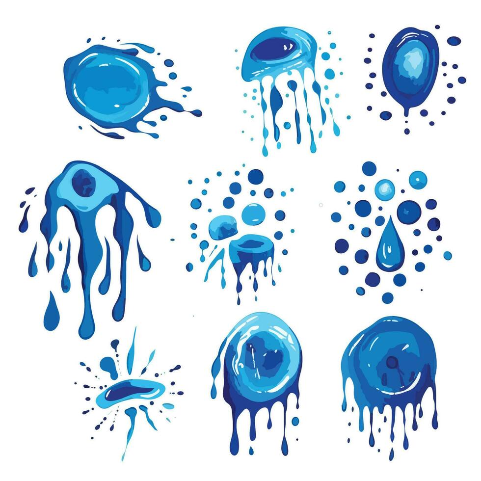 water splash vector