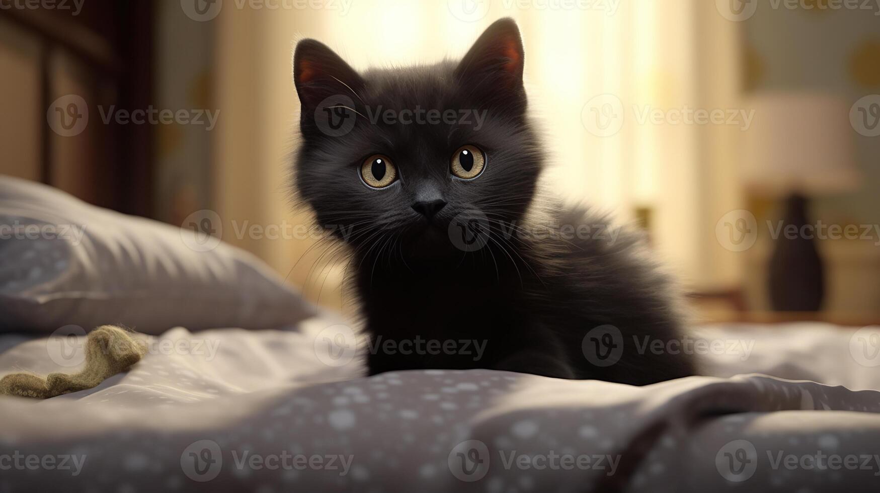 cat black aesthetic photo
