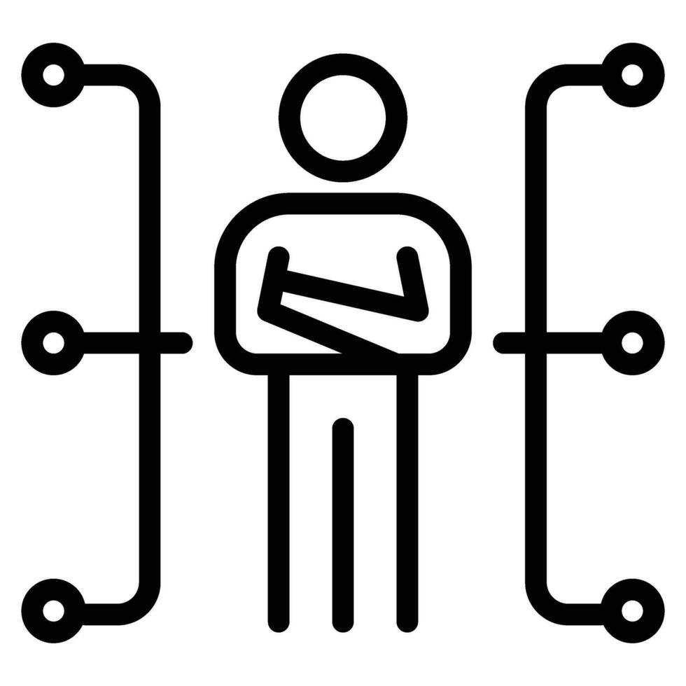 expert people icon line vector design elements pictograms wed logo and infographics