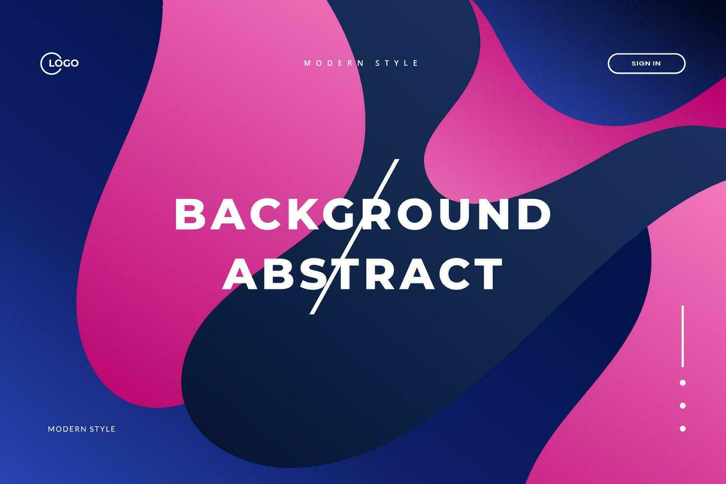 Abstract Background Wave Modern was created with a modern and minimalist aesthetic in mind. It's perfect for a landing page or web app, and would also make a great mobile app background vector