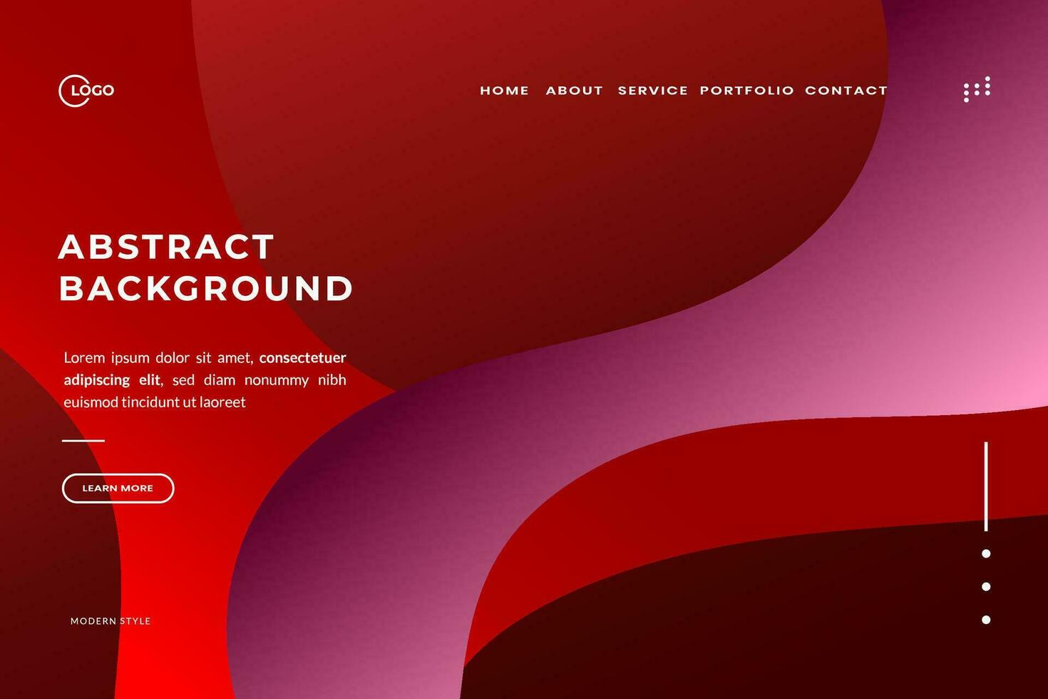 Abstract Background Wave Modern was created with a modern and minimalist aesthetic in mind. It's perfect for a landing page or web app, and would also make a great mobile app background vector