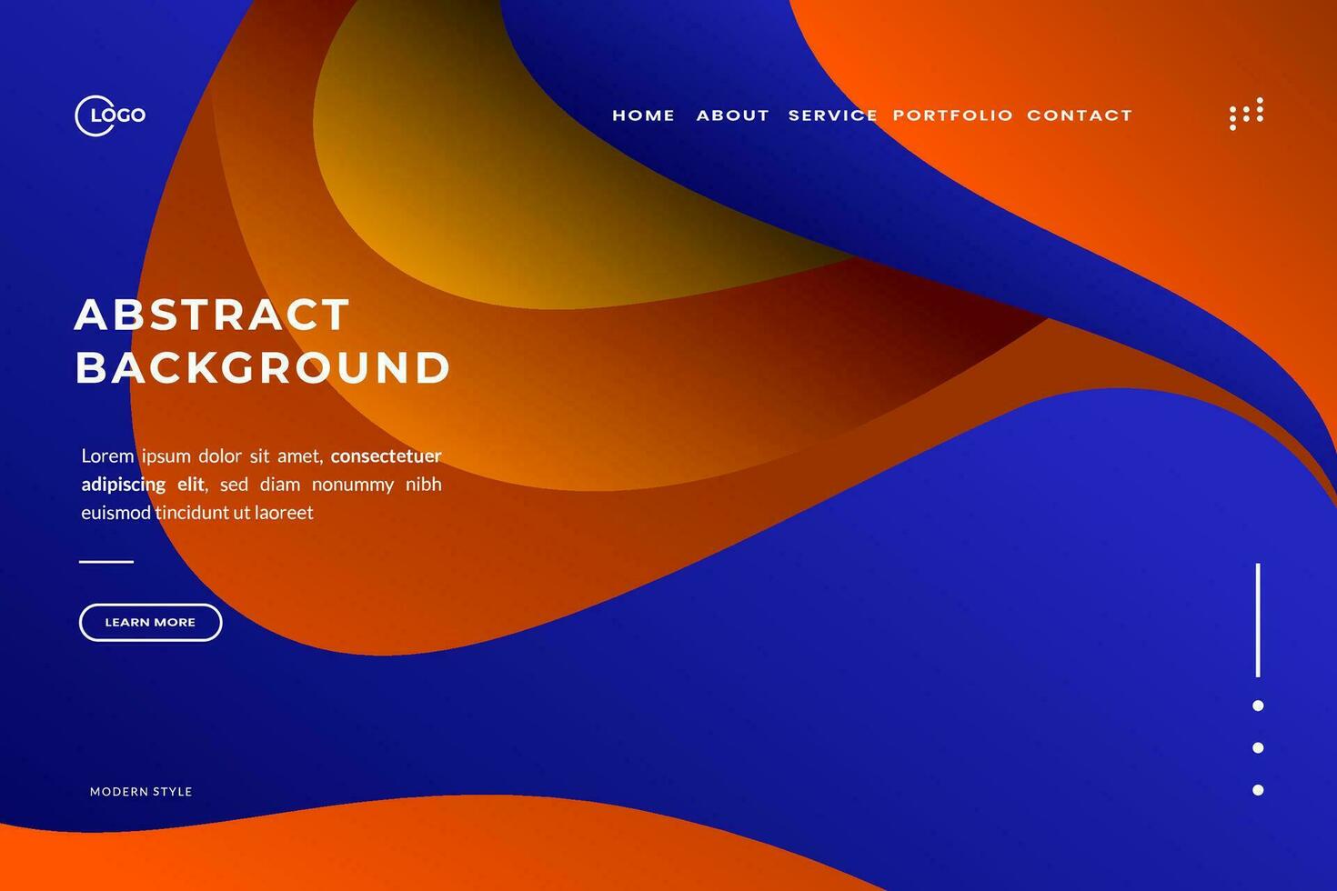 Abstract Background Wave Modern was created with a modern and minimalist aesthetic in mind. It's perfect for a landing page or web app, and would also make a great mobile app background vector