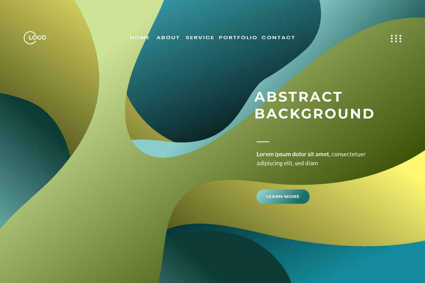 Abstract Background Wave Modern was created with a modern and minimalist aesthetic in mind. It's perfect for a landing page or web app, and would also make a great mobile app background vector