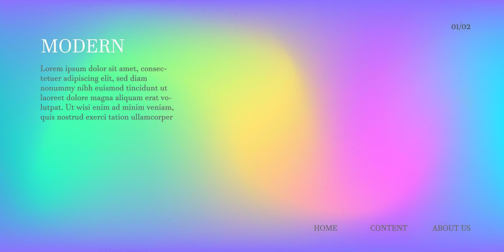 Abstract color gradient, modern blurred background and texture, template with an elegant design concept, minimal style composition, Trendy Gradient  for your graphic design vector