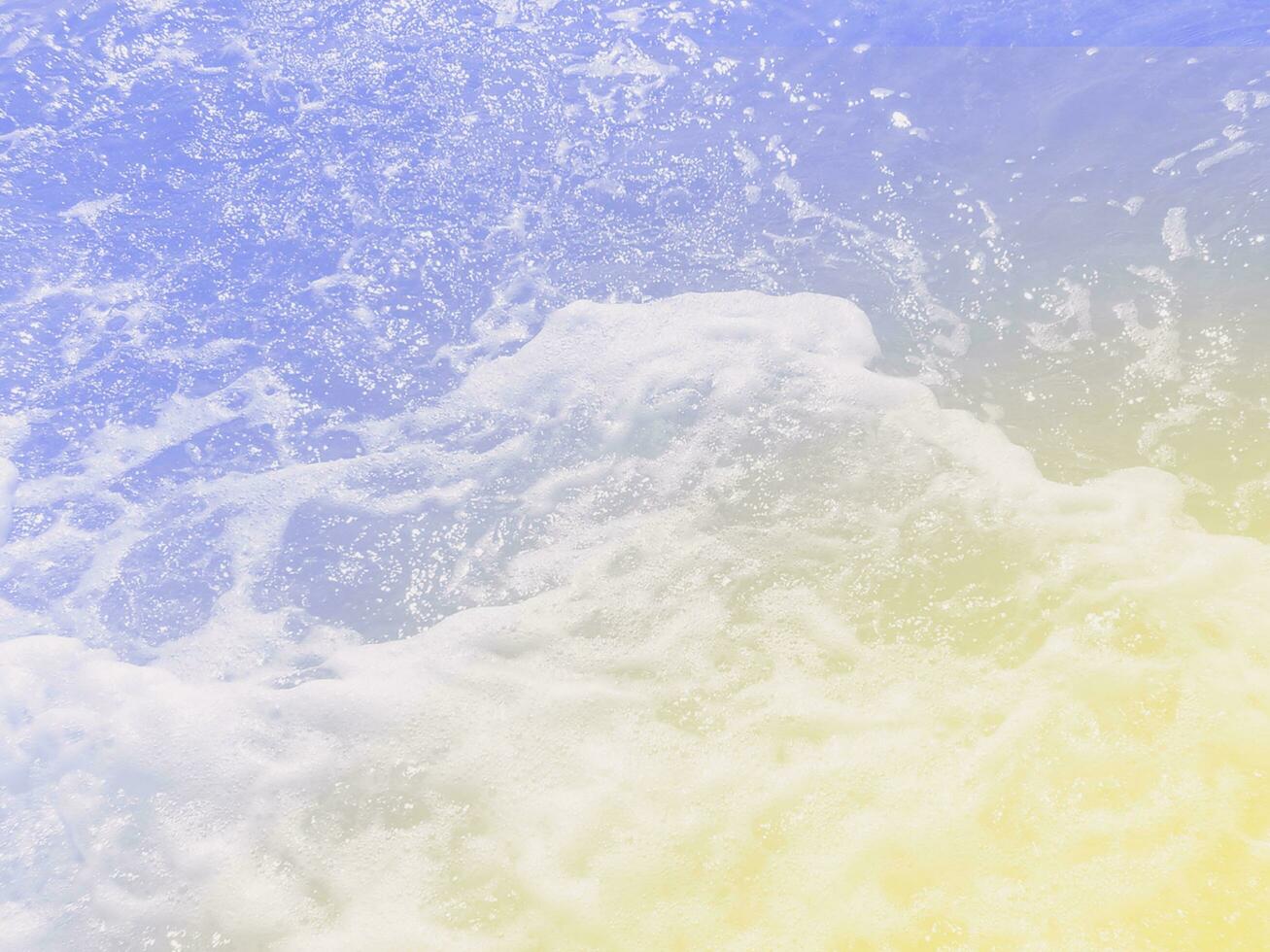 abstract blue swimming pool water background and sun light photo